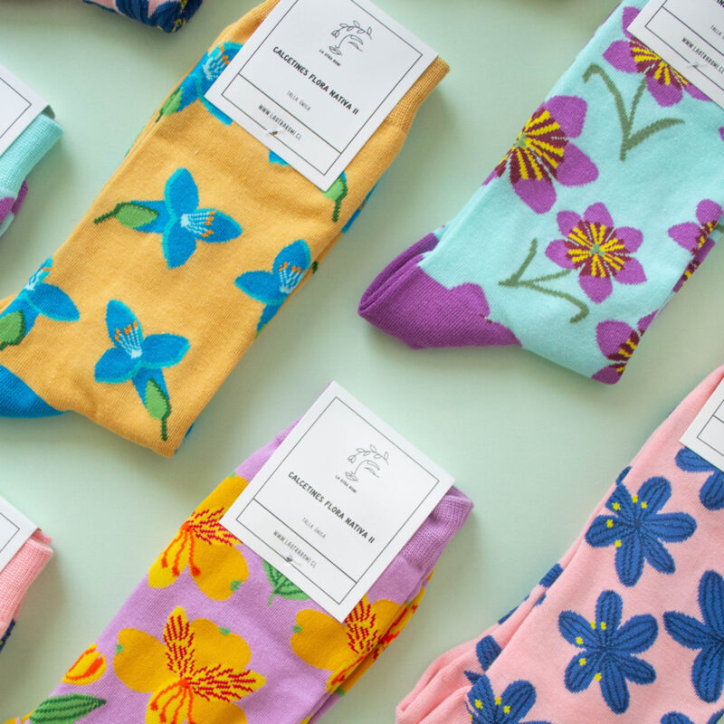 mix calcetines flora nativa