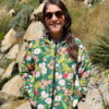 Cortaviento de flora y fauna nativa - diseño cachaña. Impermeable